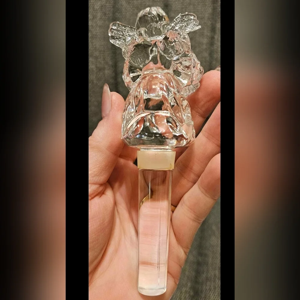Mikasa Wine Bottle Stopper Austrian Crystal Cherub Song Angel